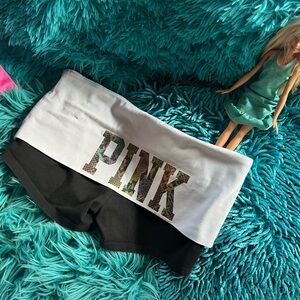 VS Pink Fold Over Shorts